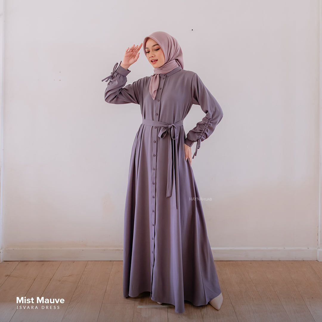 Isvara Dress - Mist Mauve