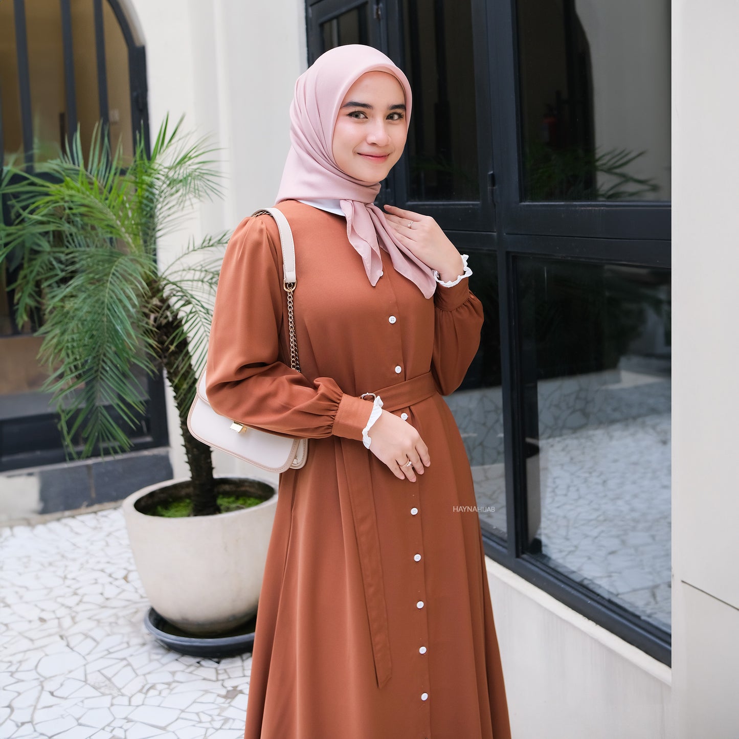 Elodie Dress - Wood