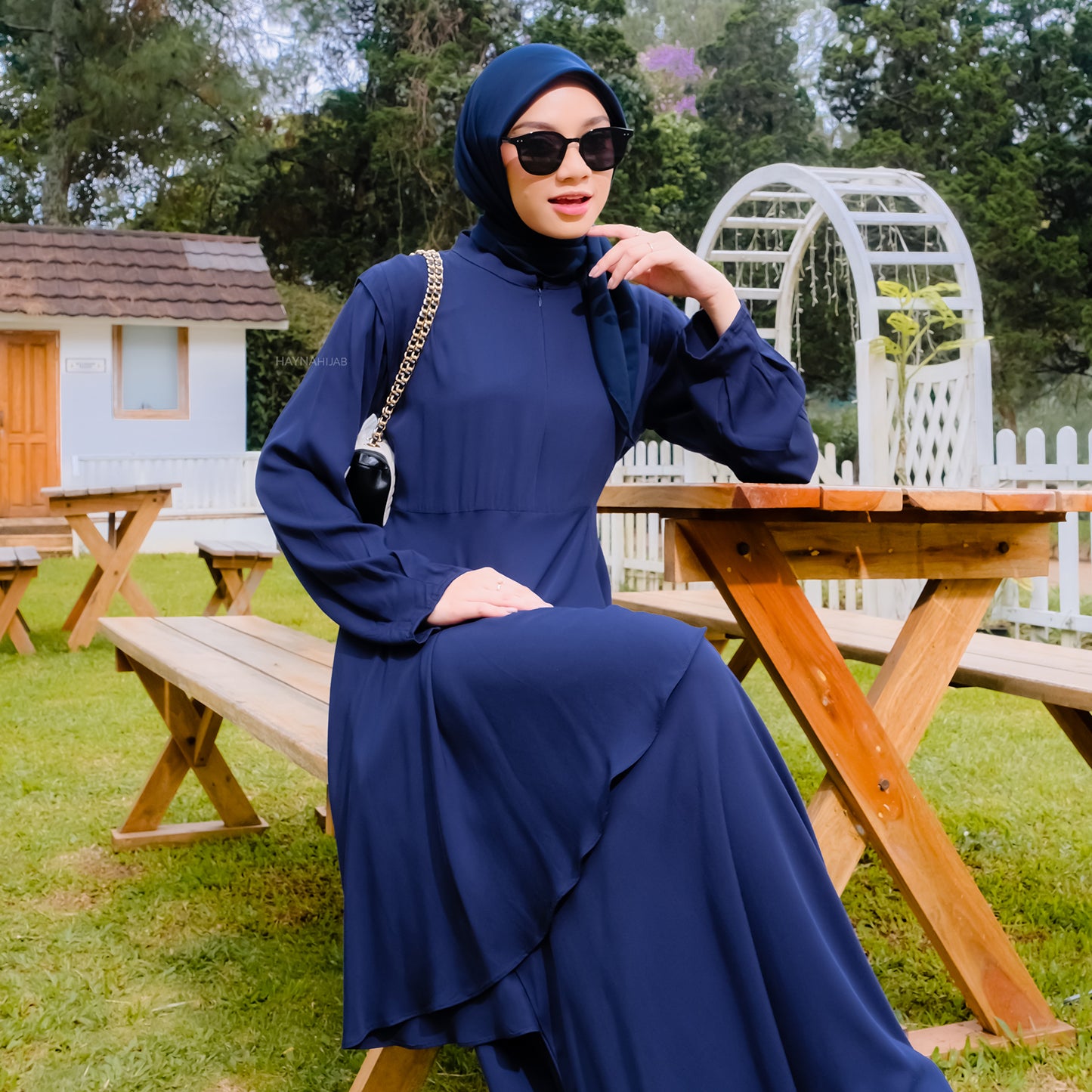 Renisa Dress - Royal Navy