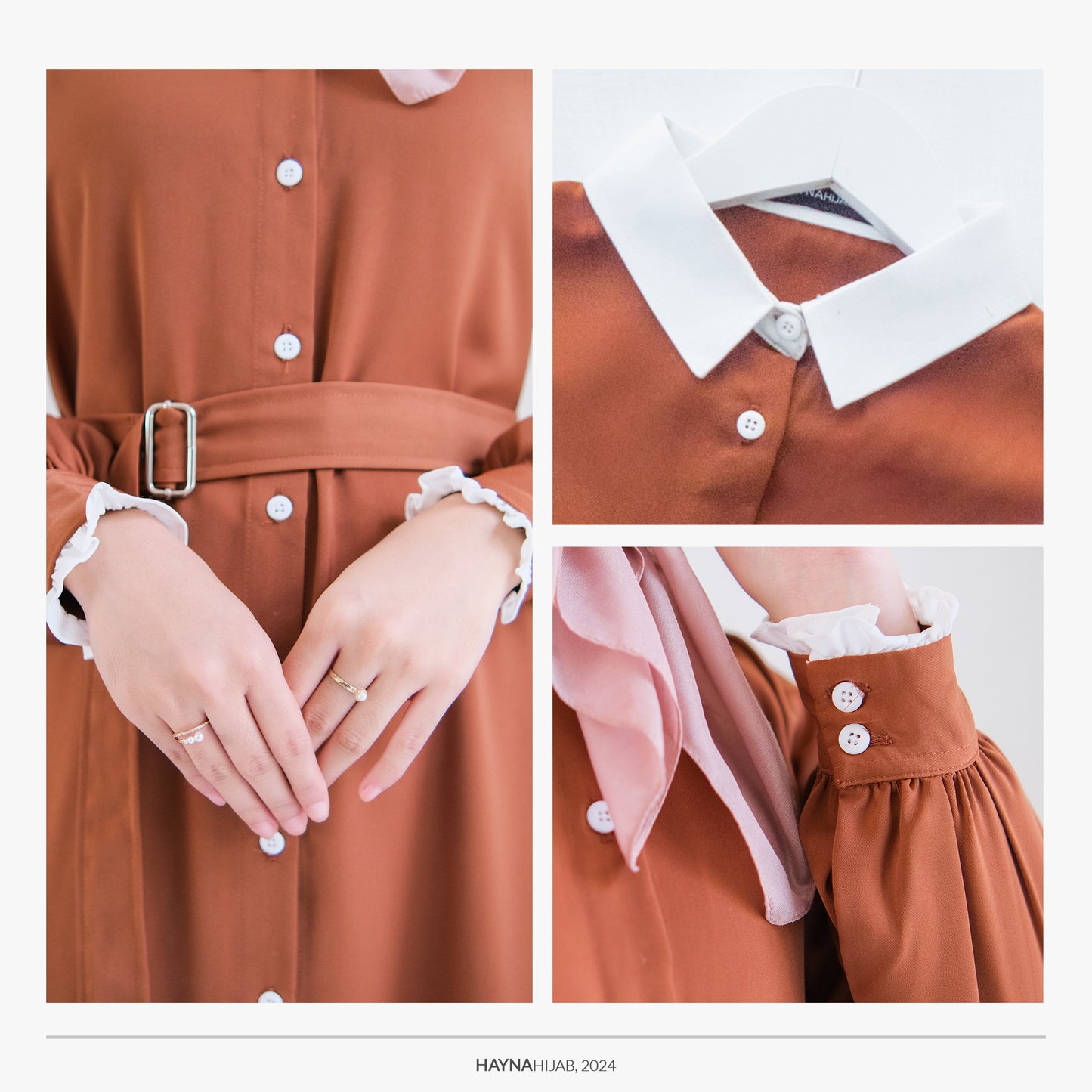 Elodie Dress - Wood