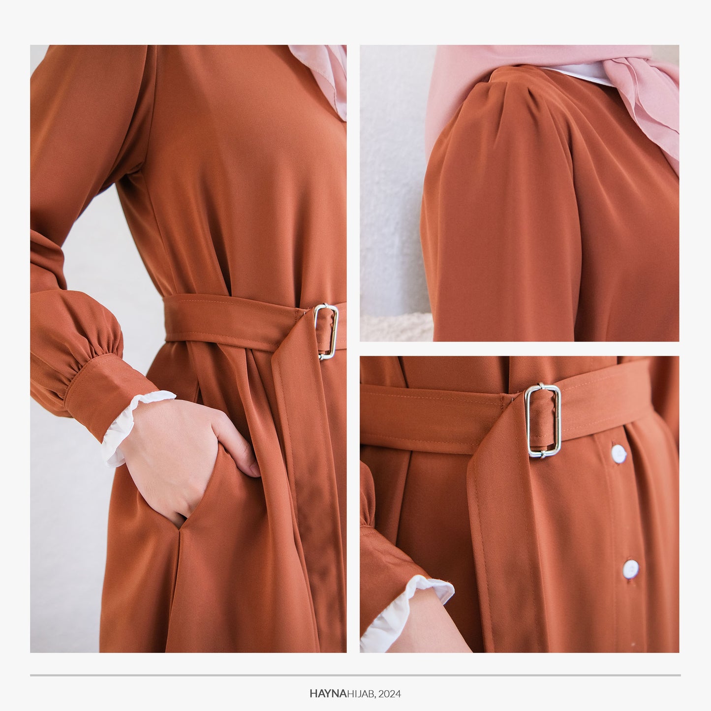 Elodie Dress - Wood