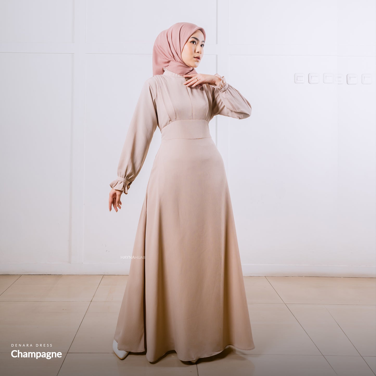 Denara Dress - Champagne