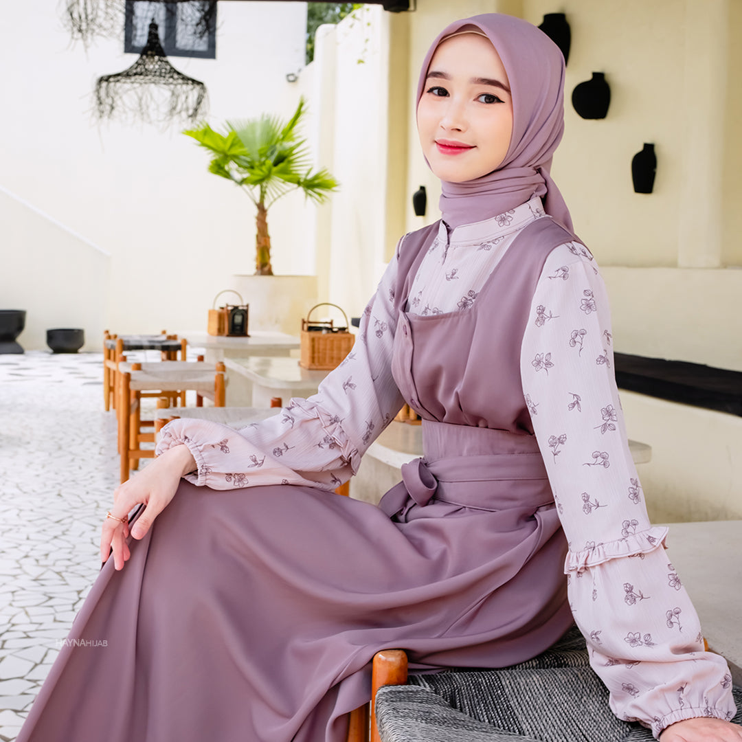 Alluna Dress - Dessert Rose