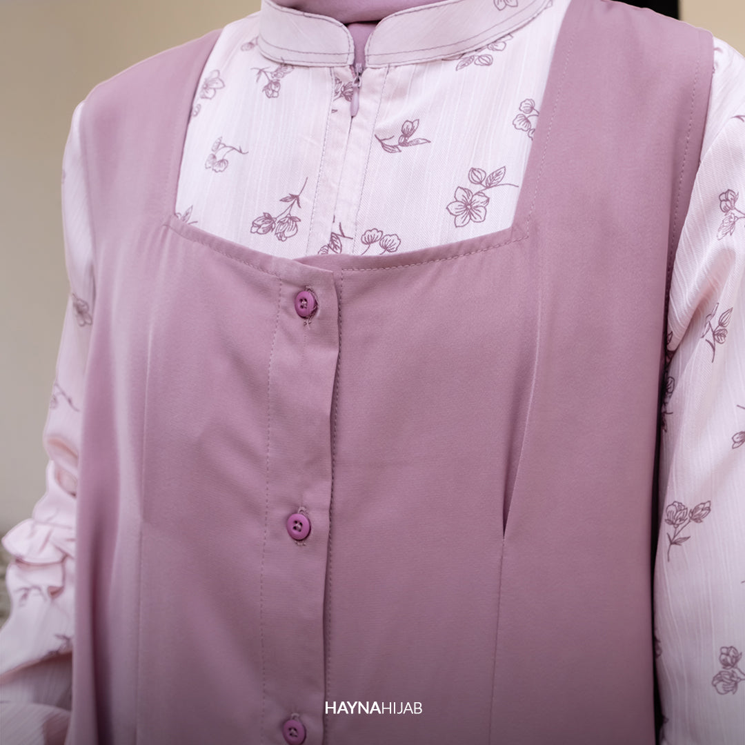 Alluna Dress - Dessert Rose