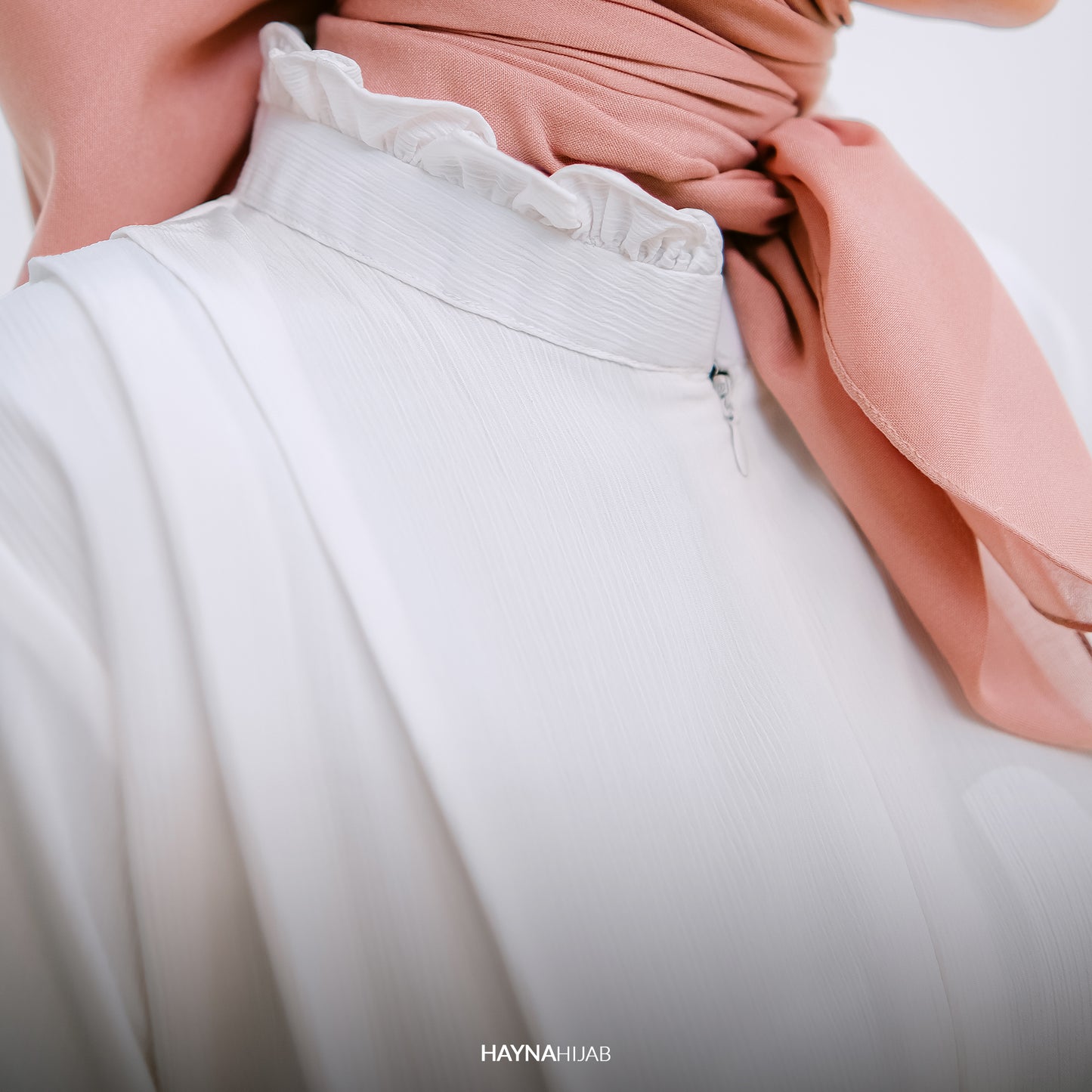 Denara Dress - Pearl White