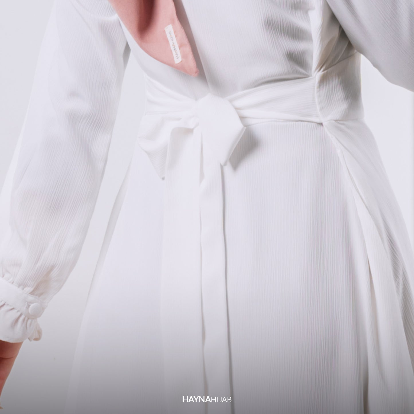 Denara Dress - Pearl White