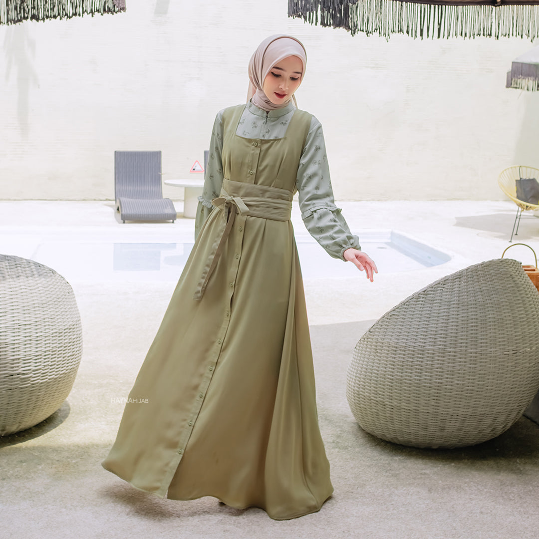 Alluna Dress - Pine Green 2.0