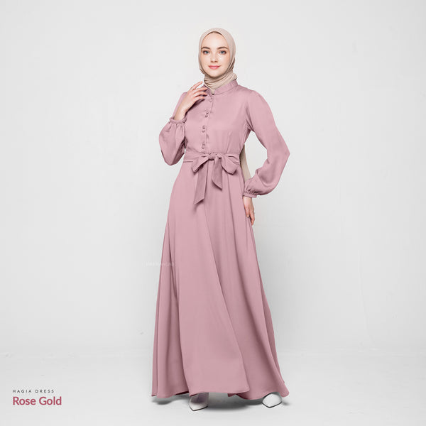 Hagia Dress – Rose Gold