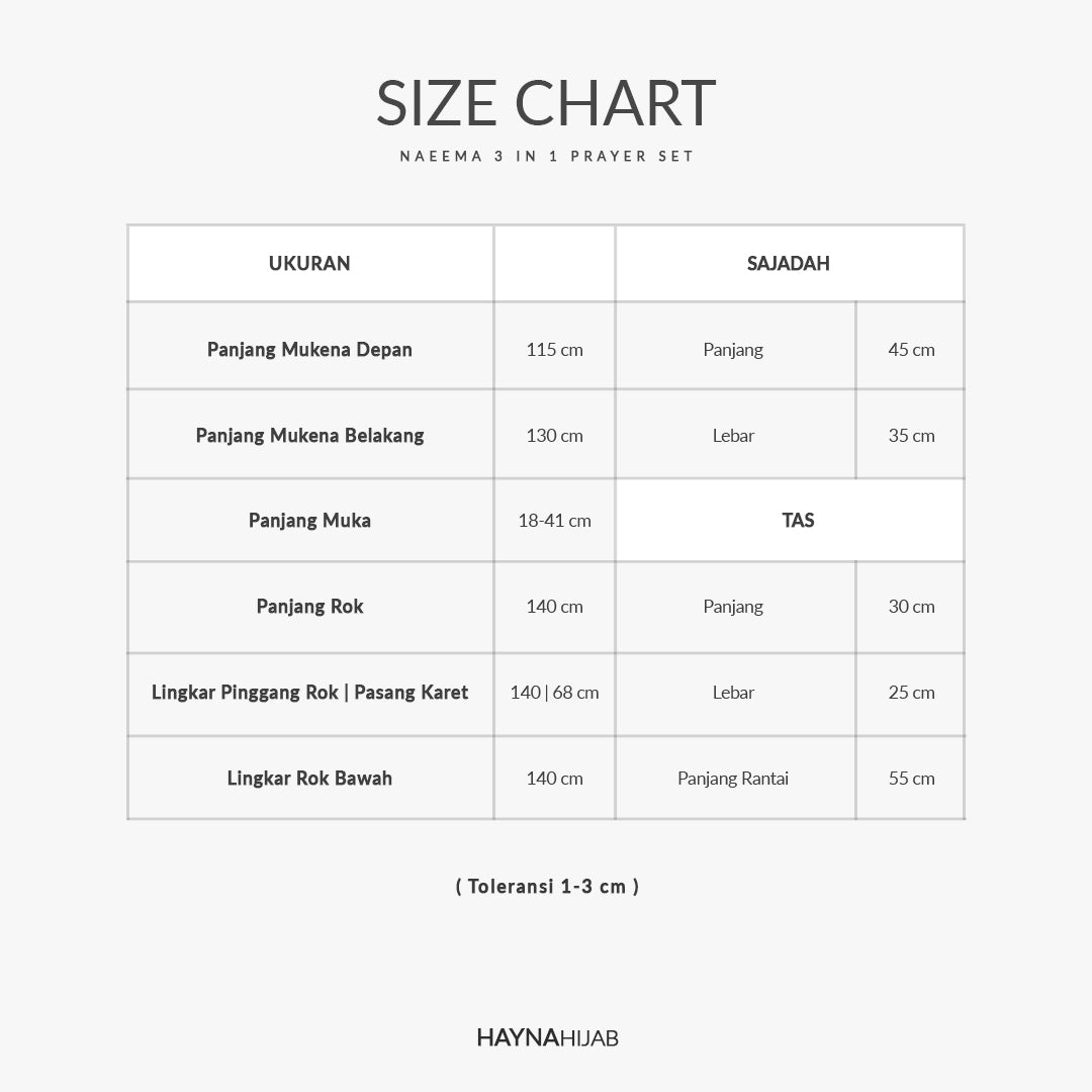 Naeema 3 in 1 Prayer Set - Navy