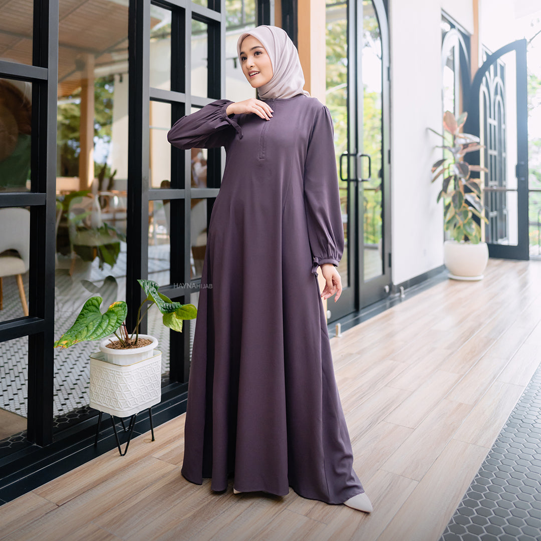 Slavia Dress - Italian Plum