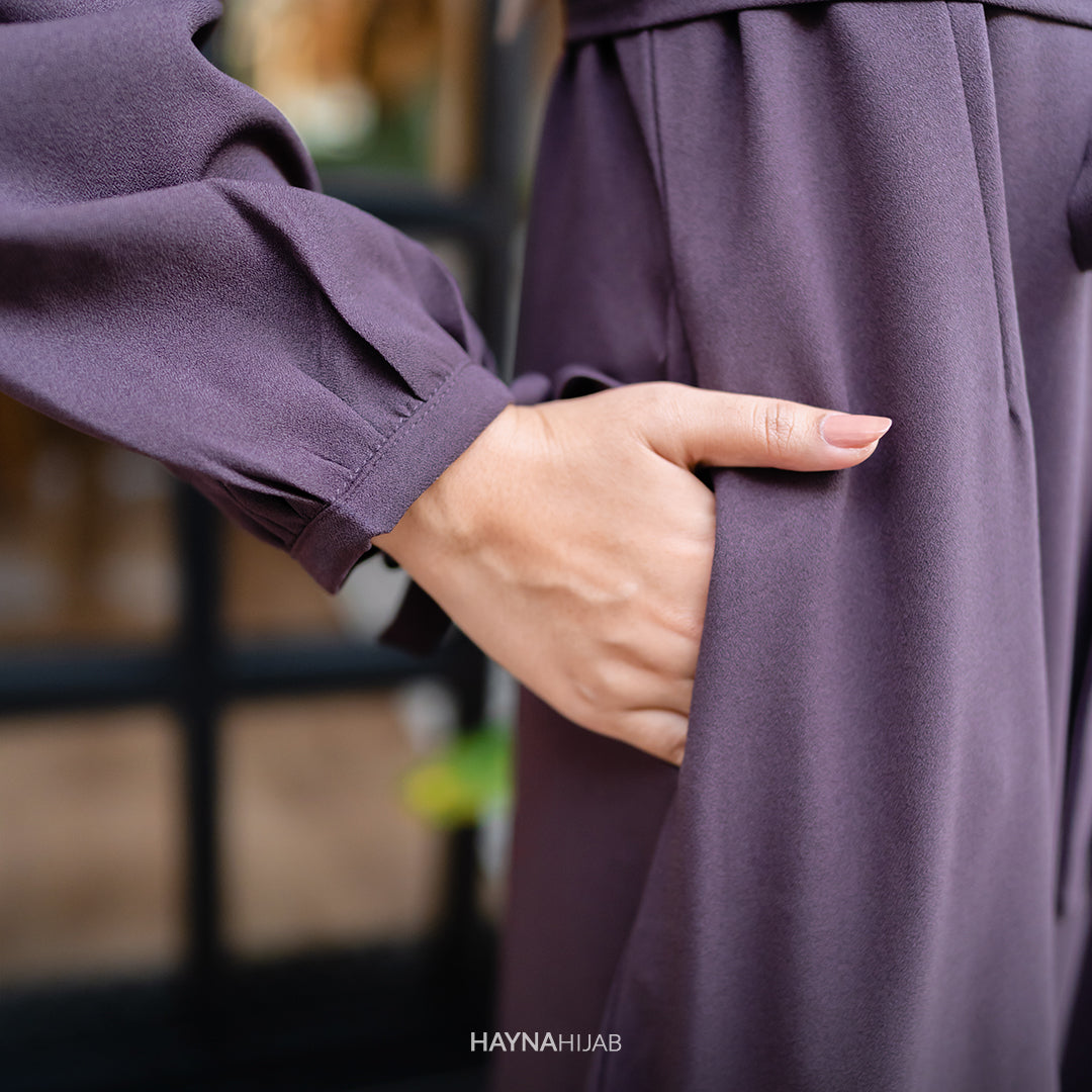Slavia Dress - Italian Plum
