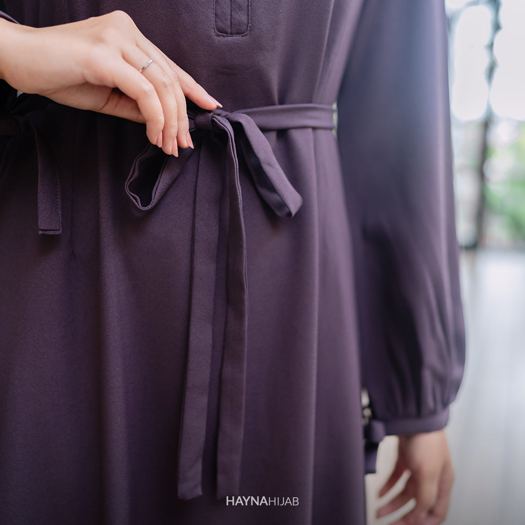 Slavia Dress - Italian Plum