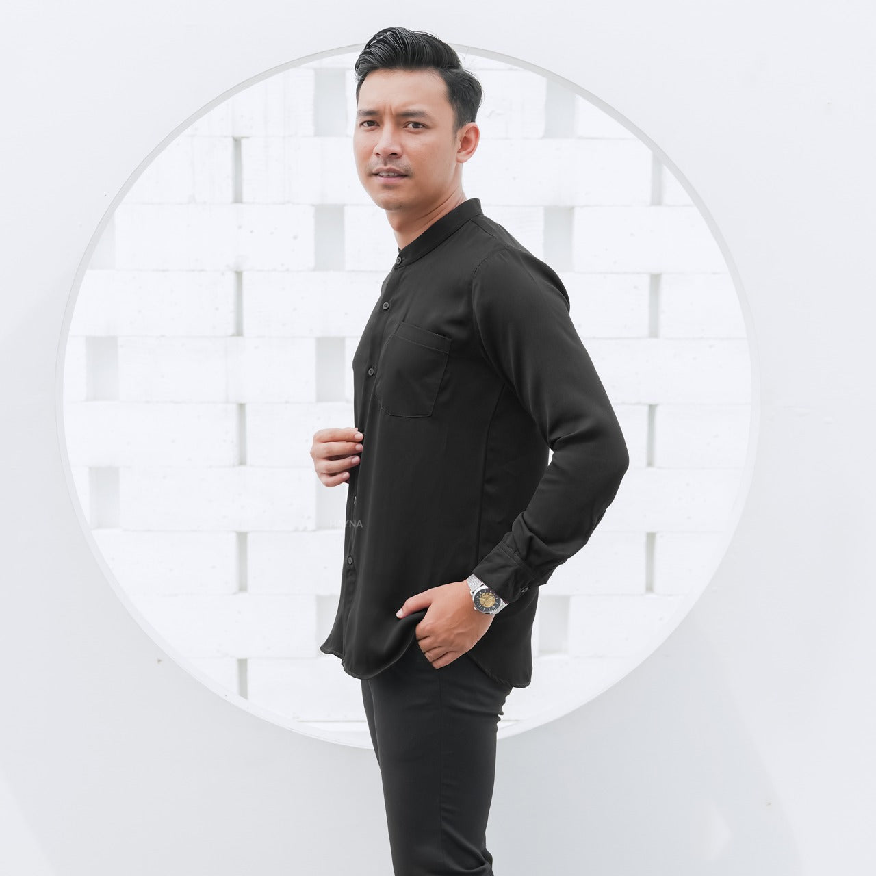 Hamiz Koko (Lengan Panjang) – Black
