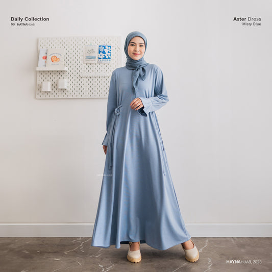 Aster Dress - Misty Blue