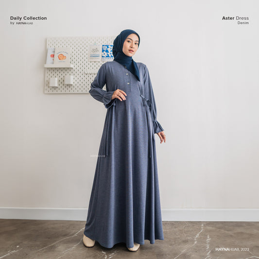 Aster Dress - Denim