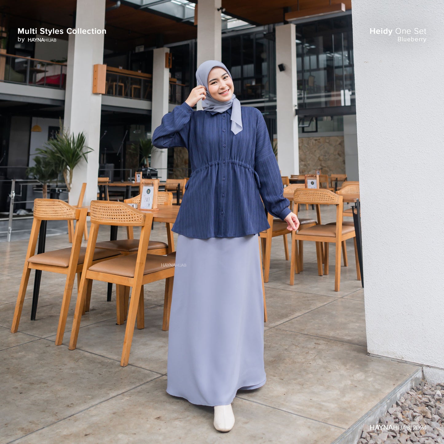 Heidy One Set - Blueberry