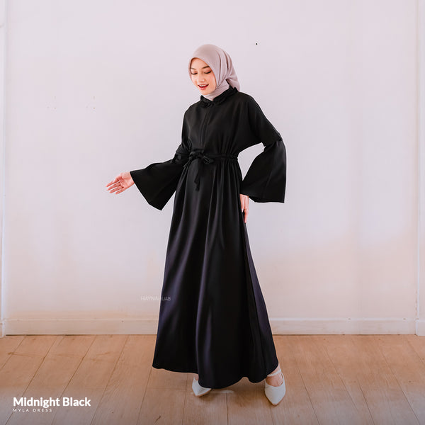 Myla Dress - Midnight Black