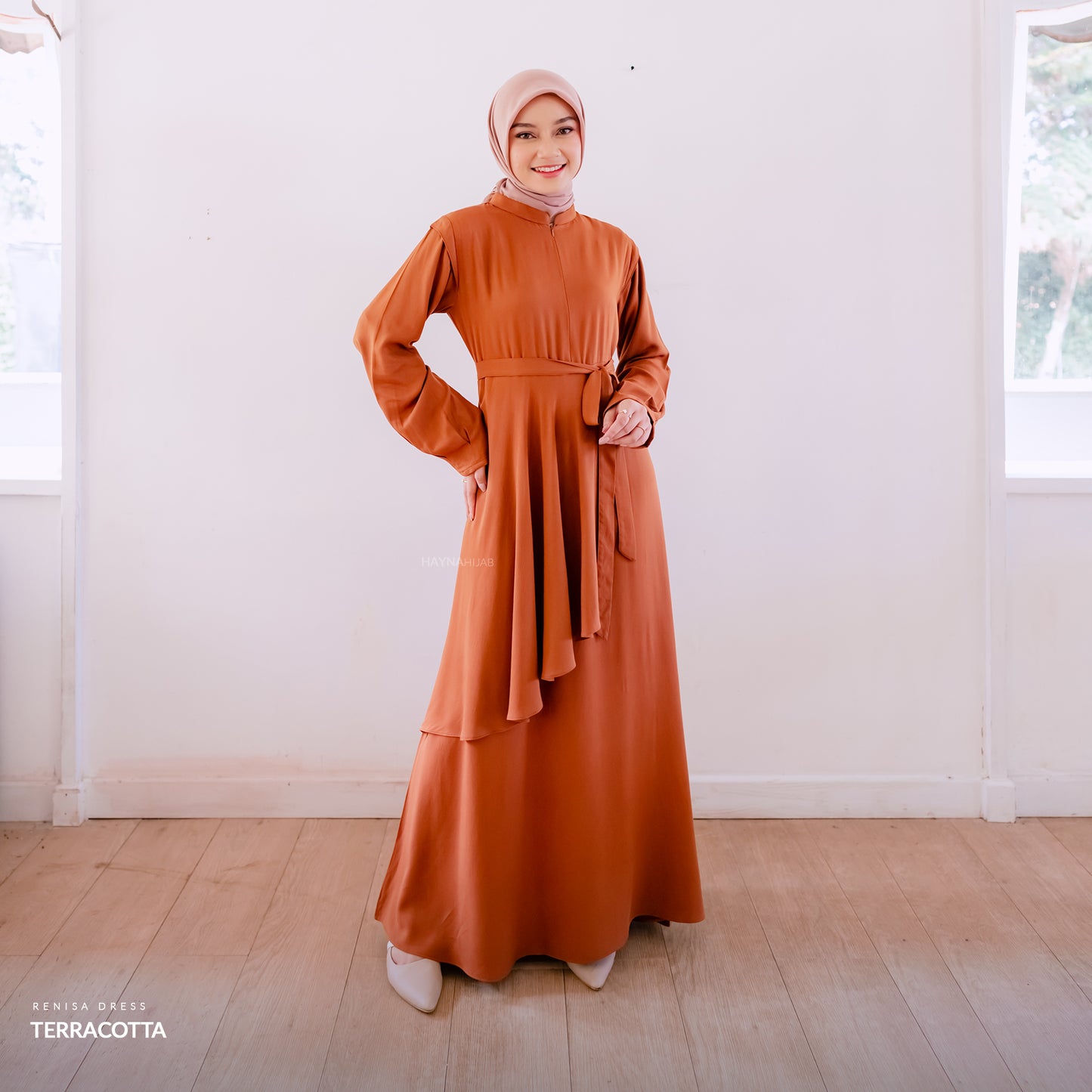 Renisa Dress - Terracotta