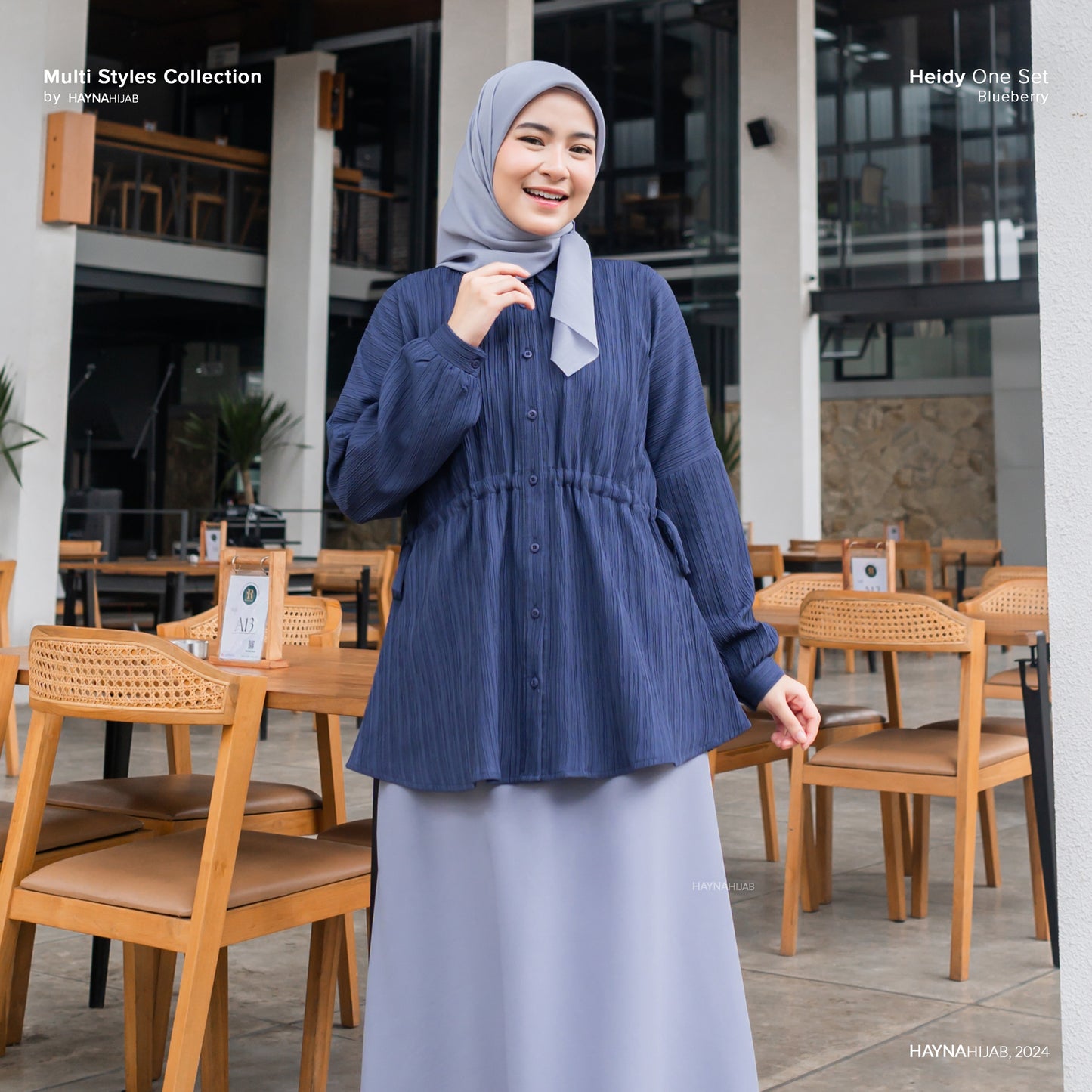 Heidy One Set - Blueberry