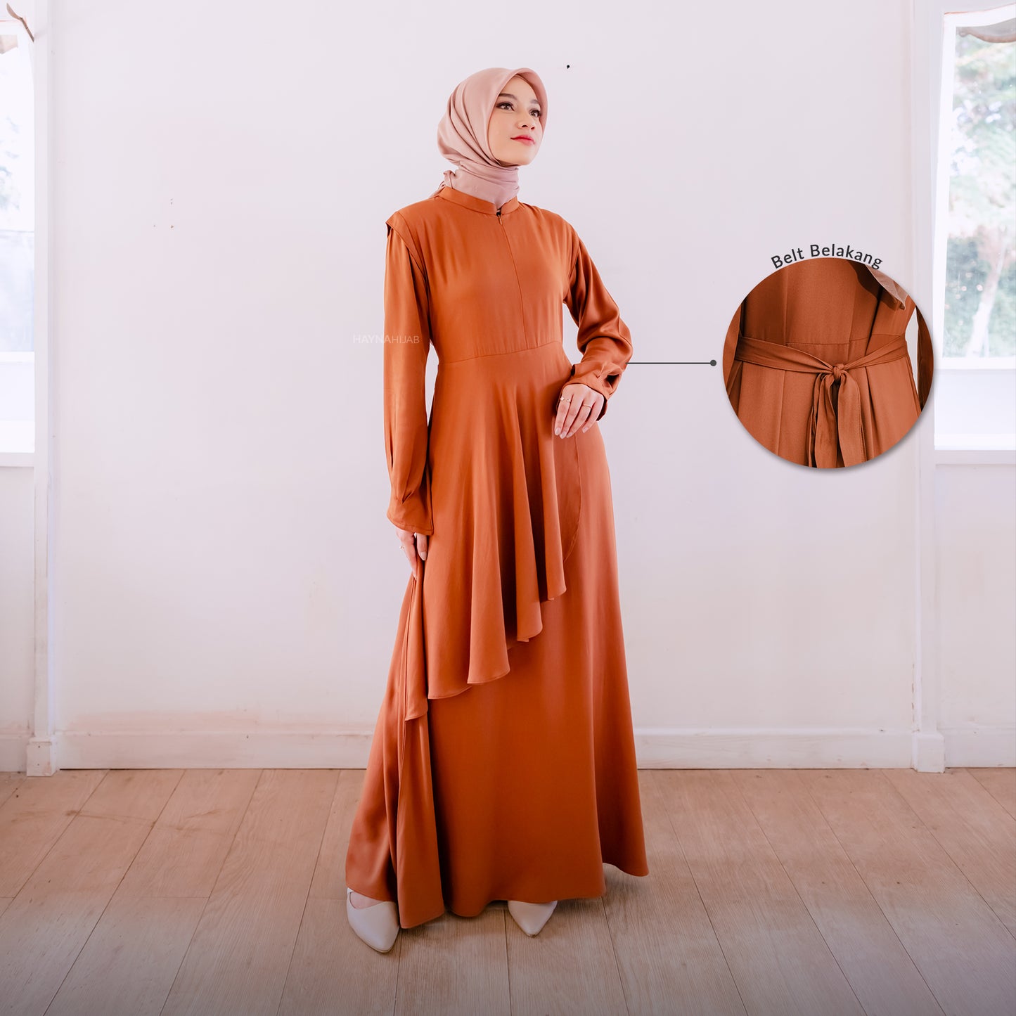 Renisa Dress - Terracotta