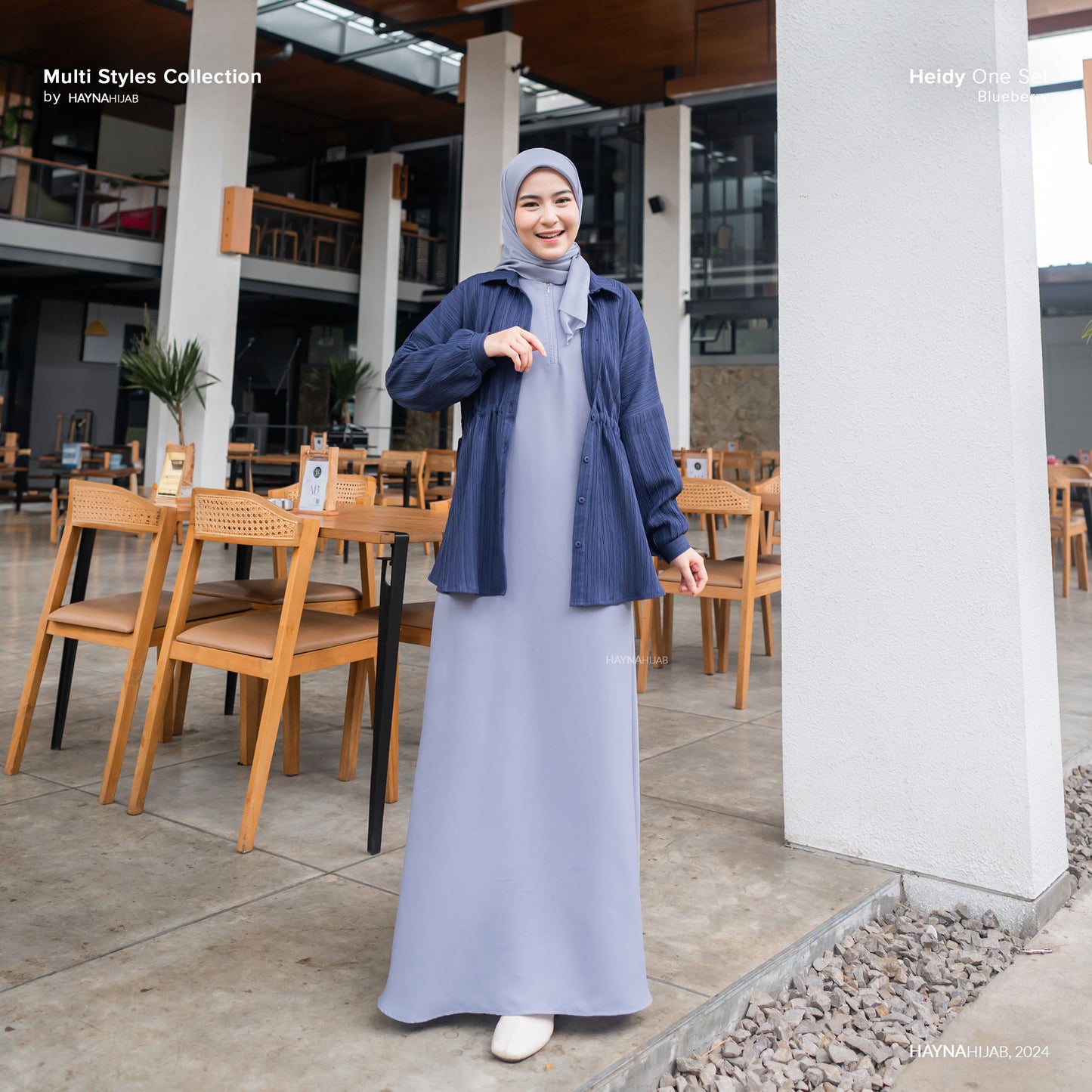 Heidy One Set - Blueberry