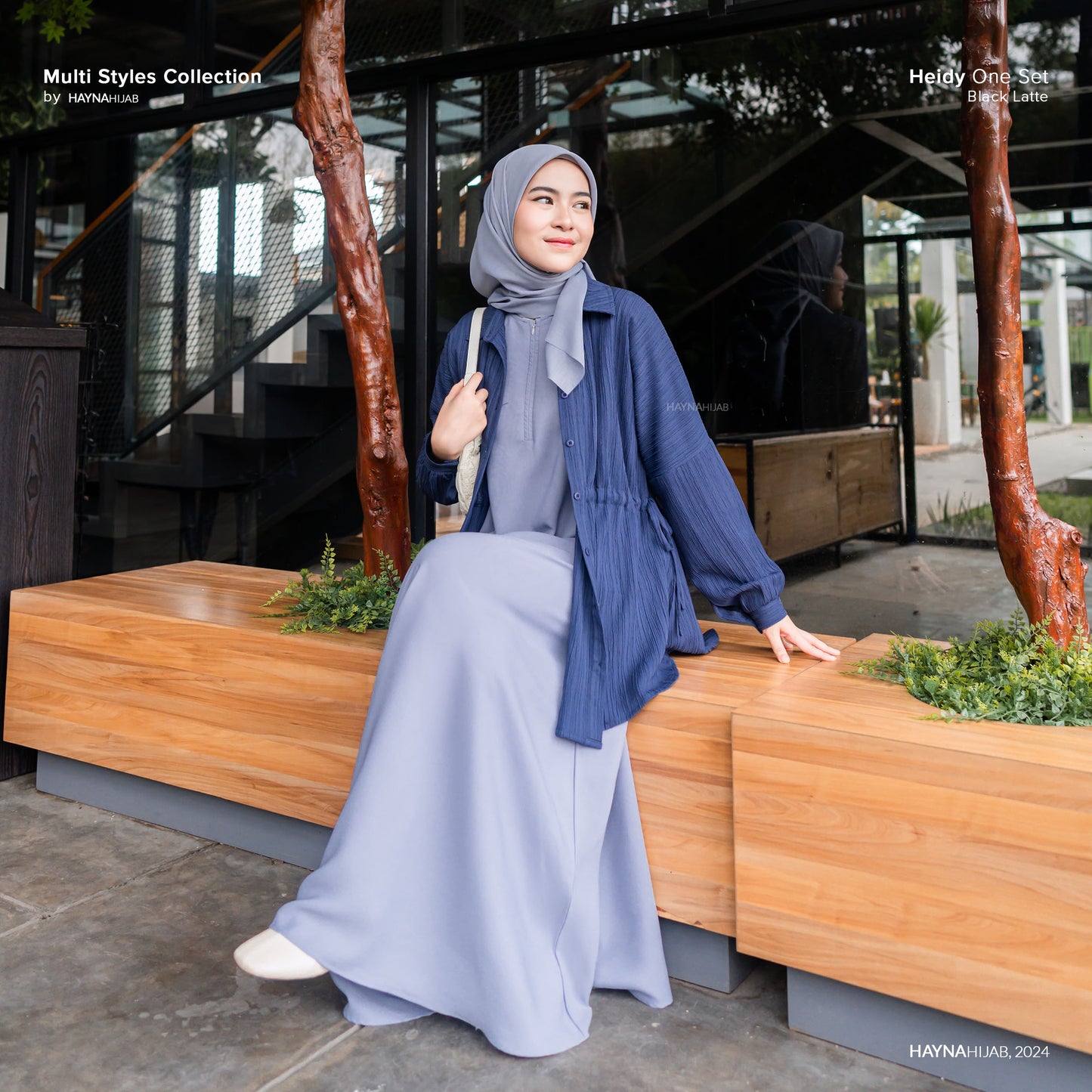 Heidy One Set - Blueberry