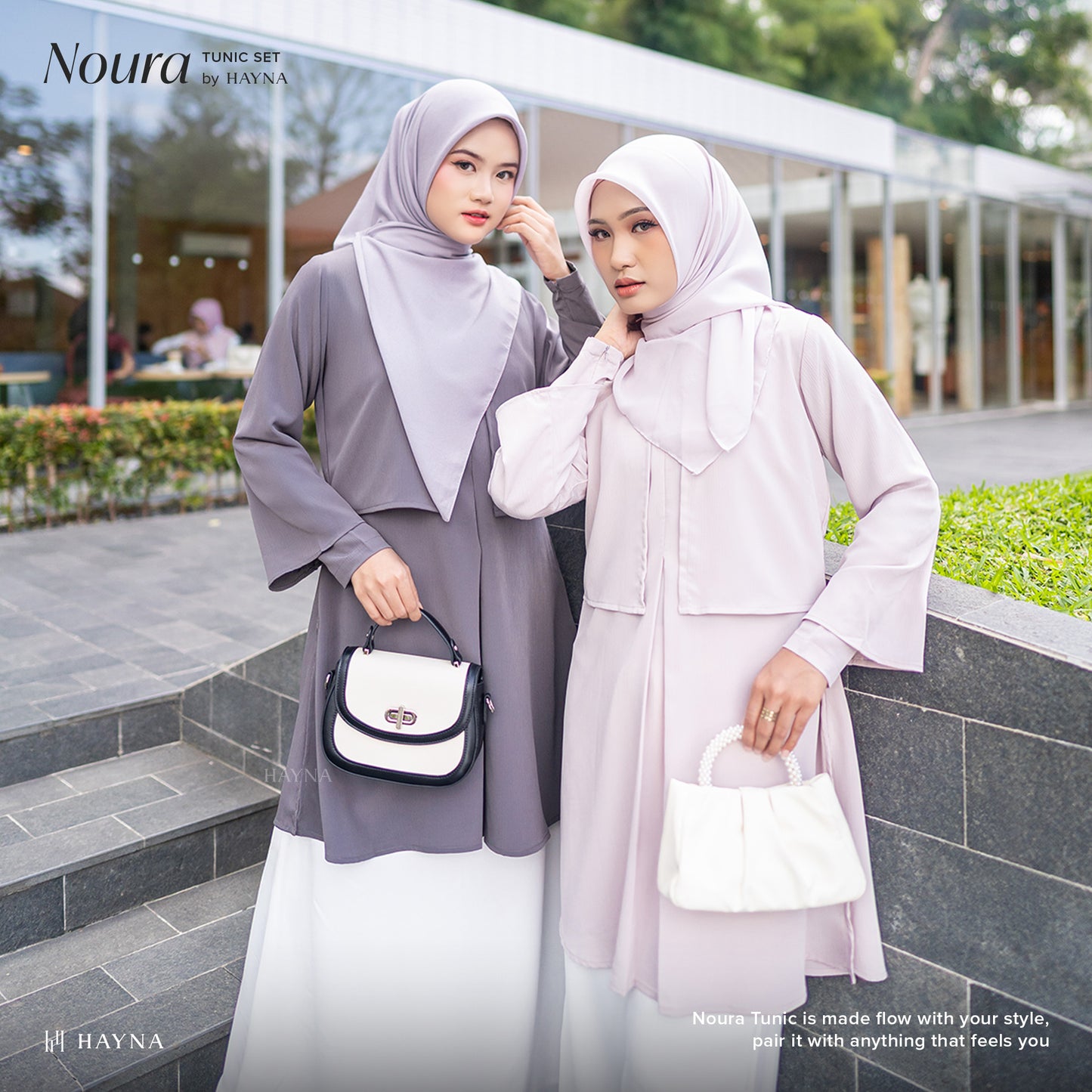 HAYNA Noura 2 in 1 Tunik Outer - All Colors