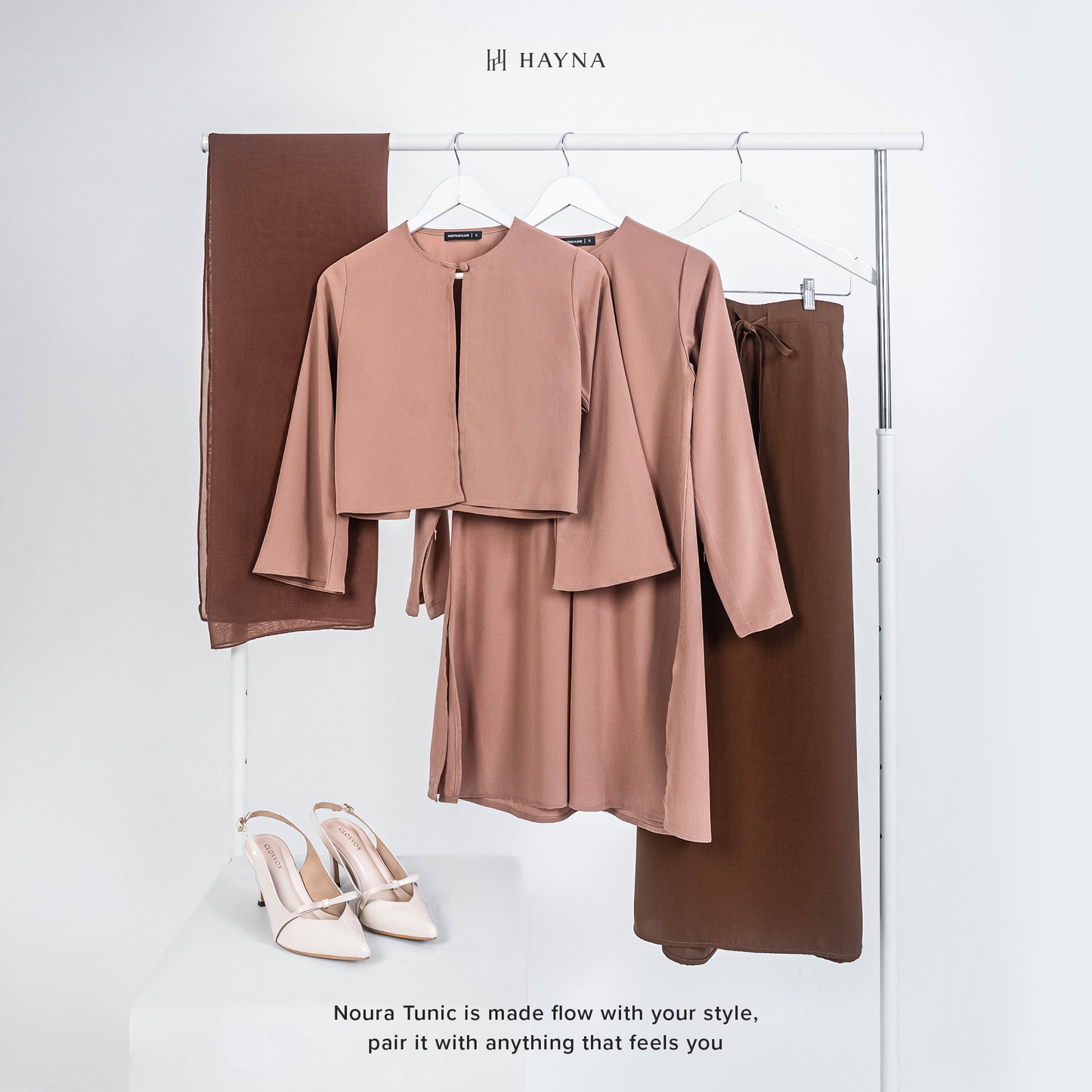 HAYNA Noura 2 in 1 Tunik Outer - All Colors