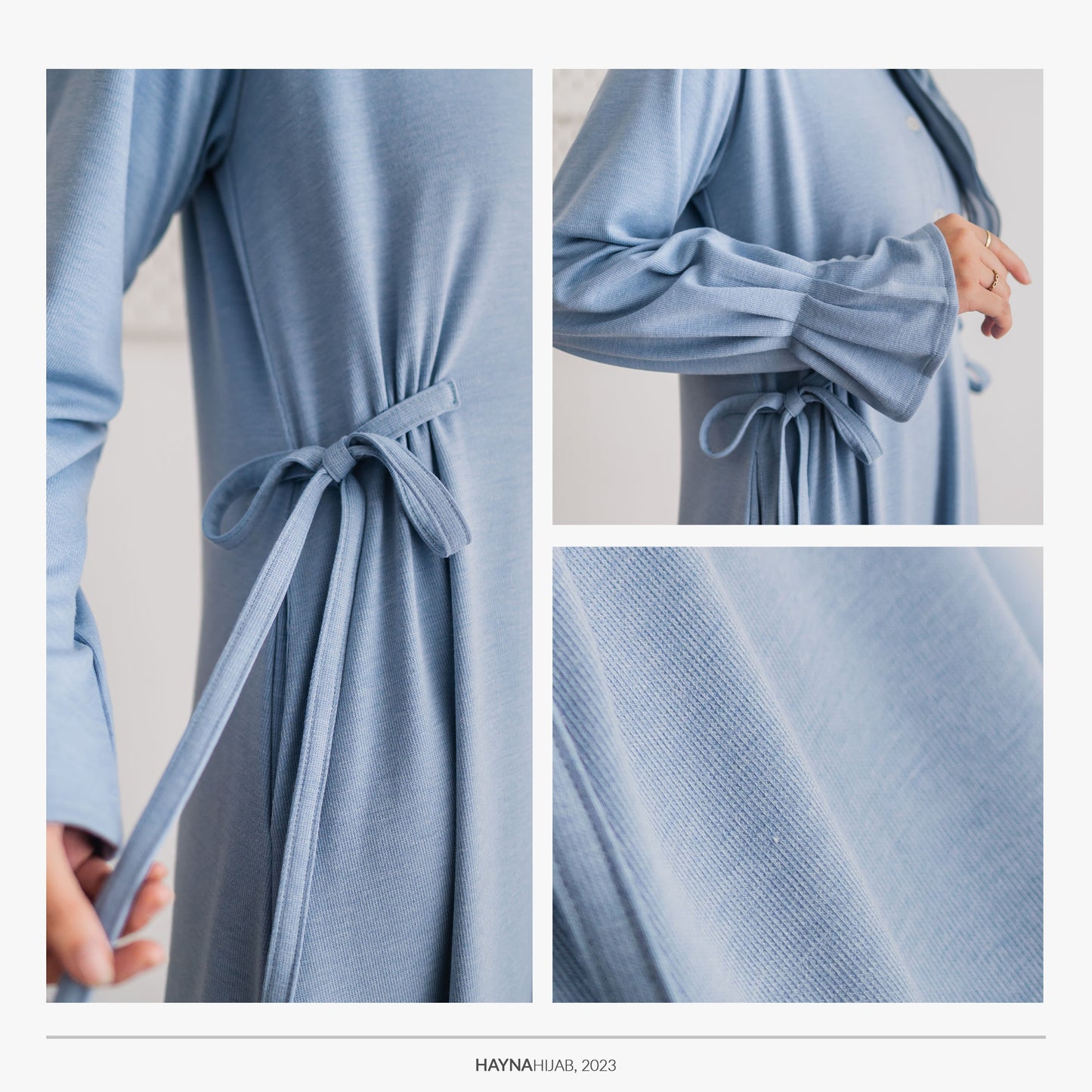 Aster Dress - Misty Blue