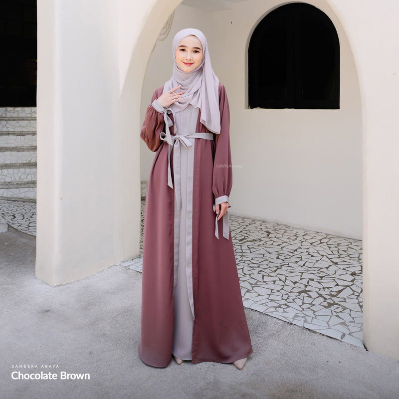 Sameera Abaya – Chocolaty Ivory