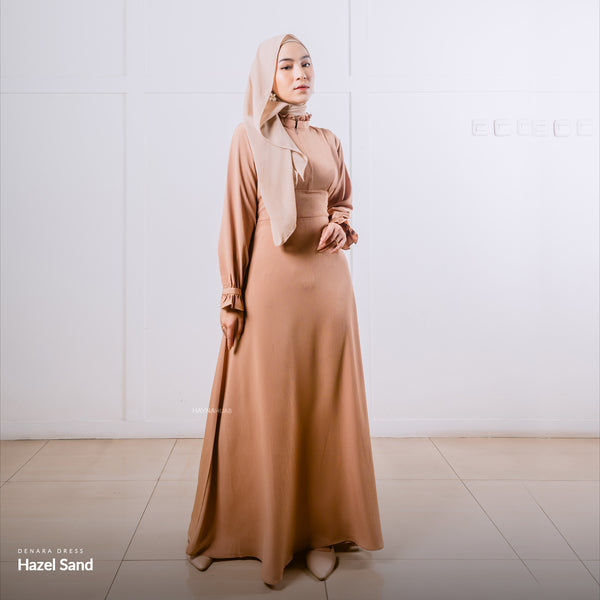 Denara Dress - Hazel Sand