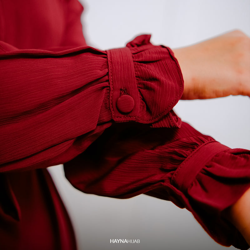 Denara Dress - Red Ruby