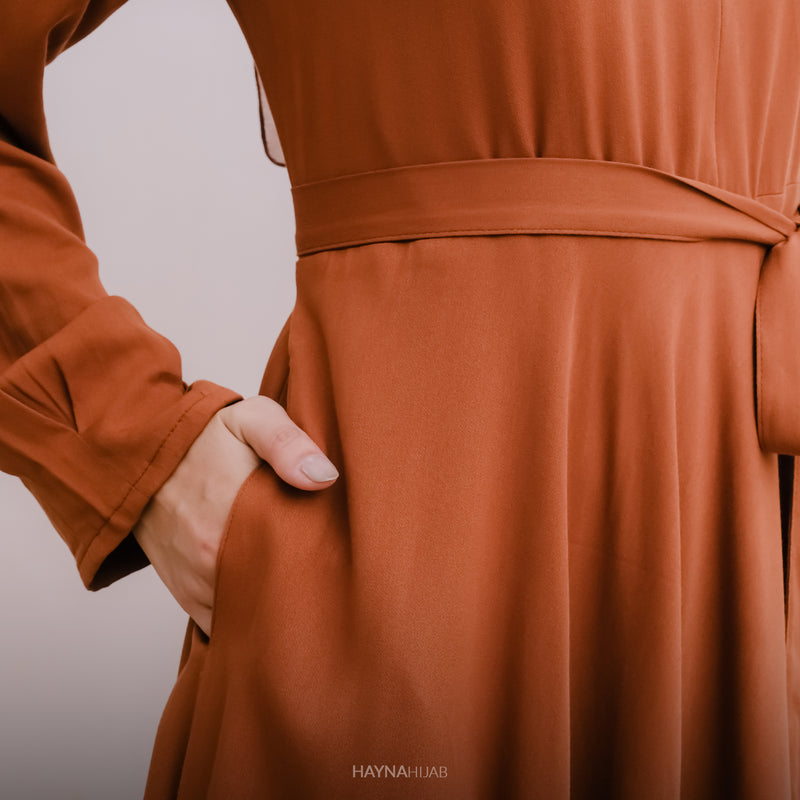 Renisa Dress - Terracotta