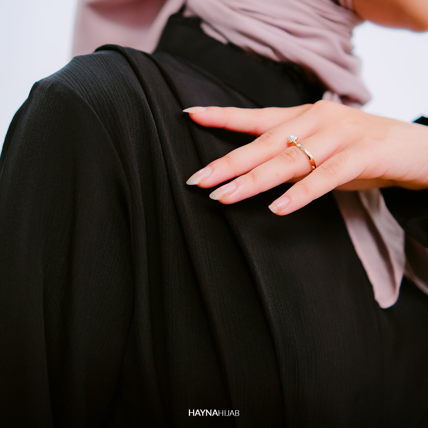 Denara Dress - Shine Black