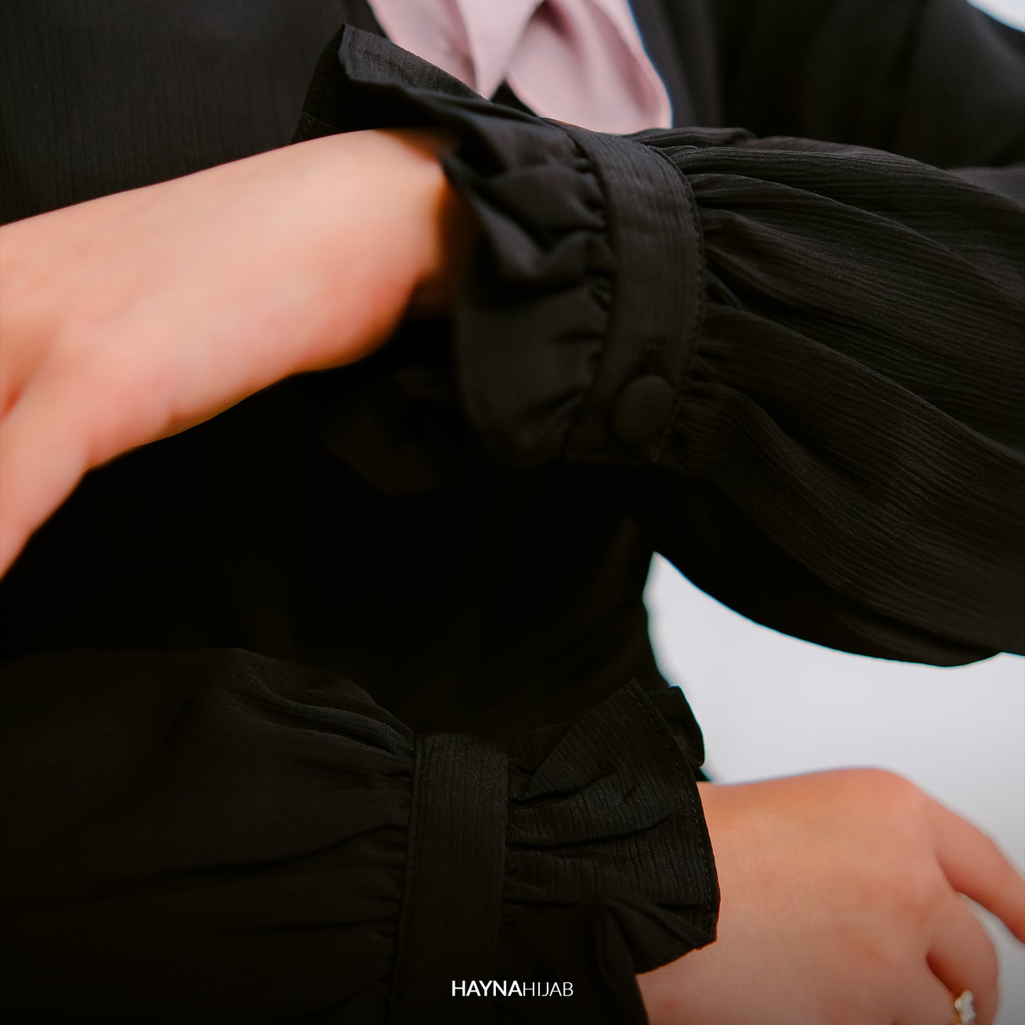 Denara Dress - Shine Black