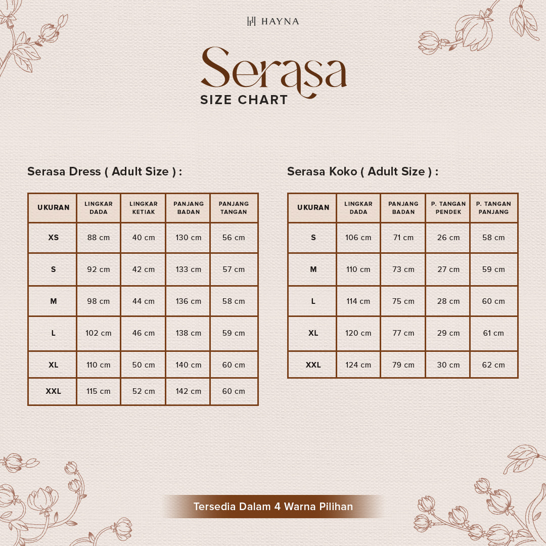 HAYNA Serasa Dress - All Colors
