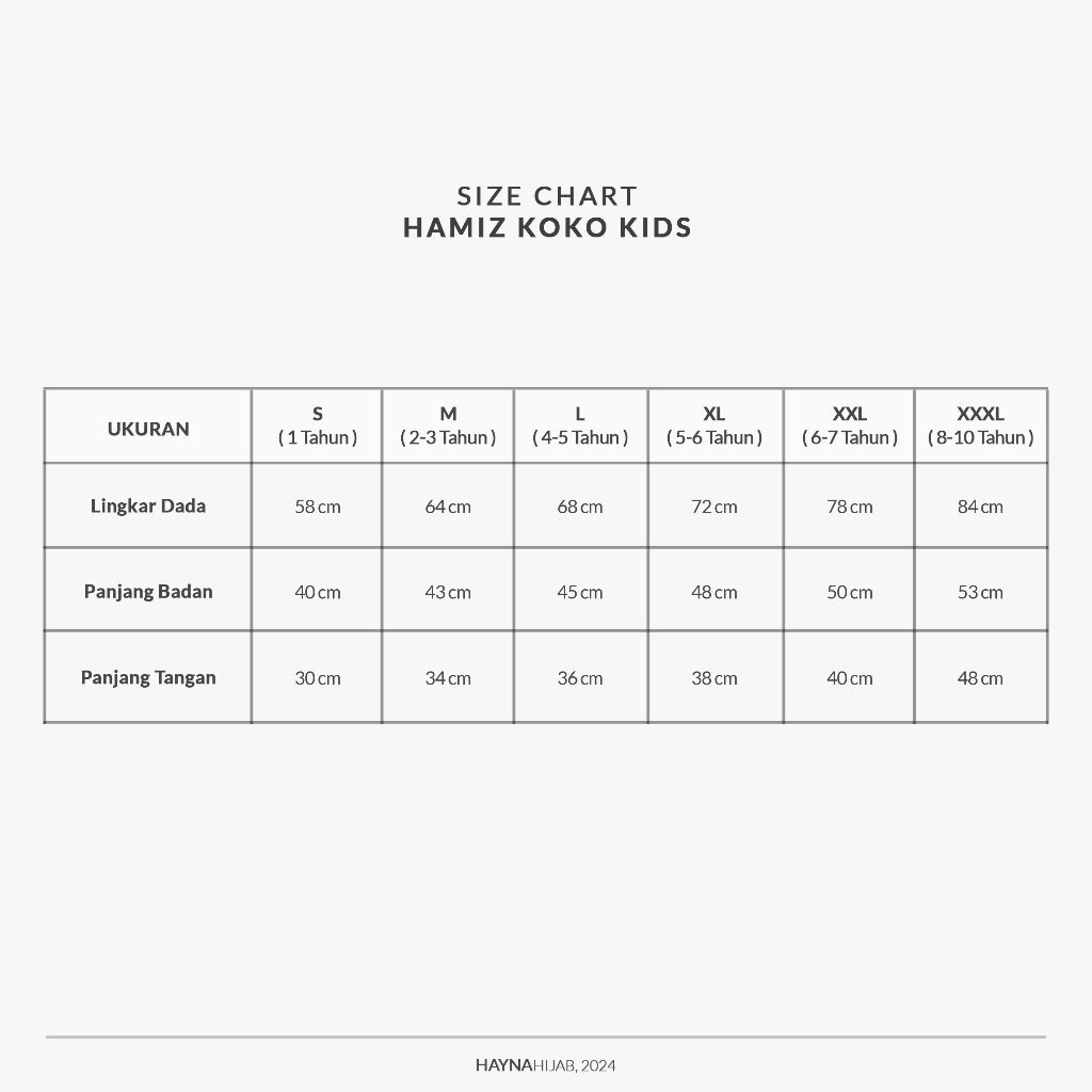 HAYNA Hamiz Koko Kids - All Colors