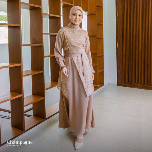 Danisha Dress – Champagne