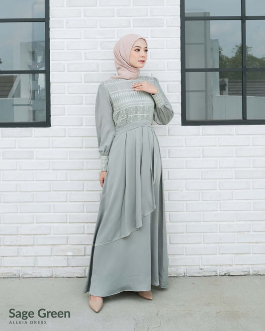 Alleia Dress – Sage Green