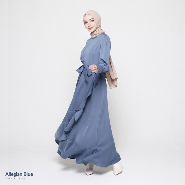 Sophia Dress – Allegian Blue