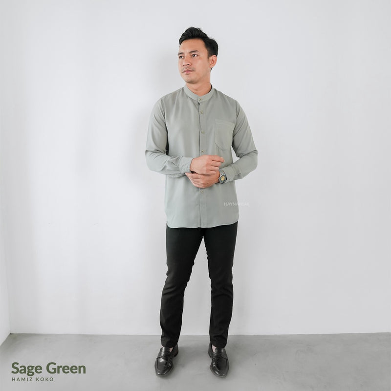 Hamiz Koko (Lengan Panjang) – Sage Green